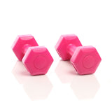 Dumbbell Set 2x500g Purple Nonskid Cementfilled Short Dumbbells