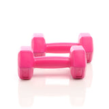 Dumbbell Set 2x500g Purple Nonskid Cementfilled Short Dumbbells