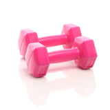 Dumbbell Set 2x500g Purple Nonskid Cementfilled Short Dumbbells
