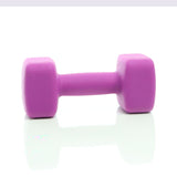 Neopren Short Dumbbell 10kg Purple Dumb-bell Nonskid Weight