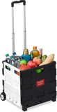 Folding Shopping Trolley with Telescopic Handle, Wheels, Transport Trolley up to 35 kg