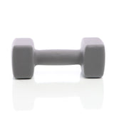 Neopren Short Dumbbell 6kg Grey Dumb-bell Nonskid Handle Weight