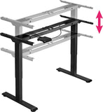 Metal table frame | Height-adjustable home & office computer desk