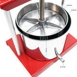 Fruit press Wine press steel 6 l stainless steel basket