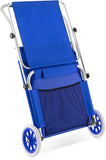Crete Aluminium Folding Beach Lounger Sun Lounger