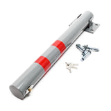 Parking Barrier Folding Car Park Bollard Security Driveway Post Lockable Round