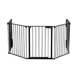 Fireguard XL 300cm Steel Protective Grating Children Door Wall Mounts