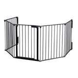 Fireguard XL 300cm Steel Protective Grating Children Door Wall Mounts