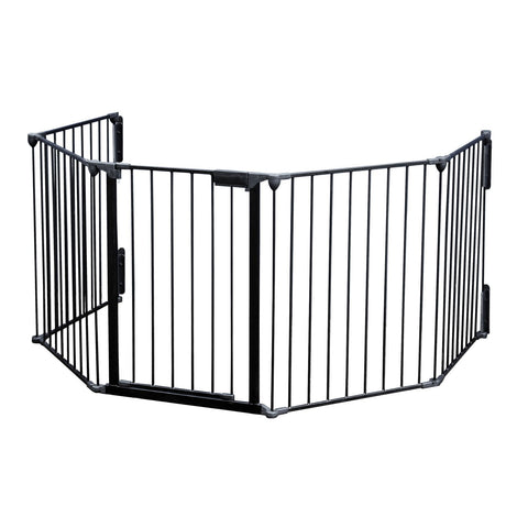 Fireguard XL 300cm Steel Protective Grating Children Door Wall Mounts