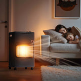 Portable Gas Heater 4,2 kW Gas Cabinet Heater with Wheels 42 x 45 x 75,7 cm with Oxygen Depletion Sensor