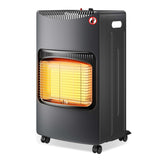 Portable Gas Heater 4,2 kW Gas Cabinet Heater with Wheels 42 x 45 x 75,7 cm with Oxygen Depletion Sensor