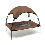 Outdoor Pet Dog Relax Lounger Sun Shade XL Brown