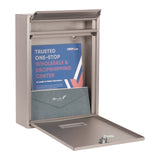 Design Mailbox V10 Stainless Steel Letterbox Postbox Letter Mail Box
