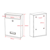 Design Mailbox V10 Stainless Steel Letterbox Postbox Letter Mail Box