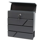Design Mailbox V14 anthracite Letterbox Postbox Pillar Letter Mail Box
