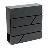 Design Mailbox V14 anthracite Letterbox Postbox Pillar Letter Mail Box