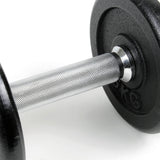 Dumbbell Set 20kg 8 Cast Iron Hand Weight Plates Carrying Case