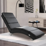 Relaxing Lounger London Living Room Ergonomic 186 x 55 cm Modern Recliner Chair