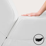 Relaxing Lounger London Living Room Ergonomic 186 x 55 cm Modern Recliner Chair