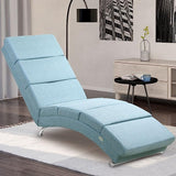 Relaxing Lounger London Living Room Ergonomic 186 x 55 cm Modern Recliner Chair