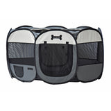 Fudajo Pop-up Puppy Playpen in Beige for indoor and outdoor use