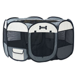 Fudajo Pop-up Puppy Playpen in Beige for indoor and outdoor use