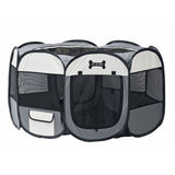 Fudajo Pop-up Puppy Playpen in Beige for indoor and outdoor use