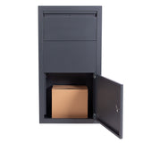 Parcel Box for Wall Fastening Anthracite Letterbox Home Parcel Pick-up