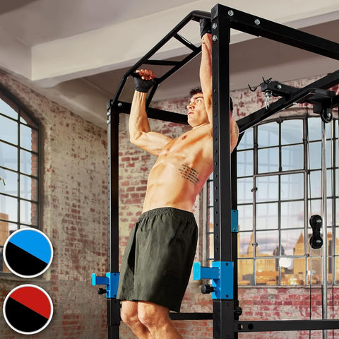 Power Station Fitness Station Power Rack Power Cage Pull-Up Double Bar Robust Frame