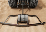 Tow-Behind Lawn Leveller 190x98 cm Adjustable Lawn Drag for Ride on , ATV for Gravel Driveway, Gardens and Farmland