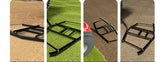 Tow-Behind Lawn Leveller 190x98 cm Adjustable Lawn Drag for Ride on , ATV for Gravel Driveway, Gardens and Farmland