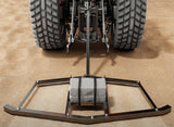 Tow-Behind Lawn Leveller 190x98 cm Adjustable Lawn Drag for Ride on , ATV for Gravel Driveway, Gardens and Farmland