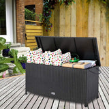 Poly Rattan Chest, Storage Box for Toys, Storage