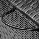 Poly Rattan Chest, Storage Box for Toys, Storage