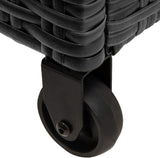 Poly Rattan Chest, Storage Box for Toys, Storage