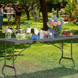 Patio Camping Balcony Table Folding Table Buffet Table Anthracite