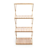Foldable Bamboo Shelf 4-rack 40x33.5x93.5cm Bathroom Shelf