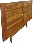 Furniture Set 5 Pieces Acacia Wood Folding Table and Chair