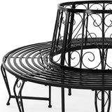 Tree Seat bench made of powder coated steel