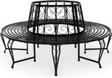 Tree Seat bench made of powder coated steel