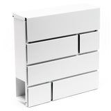 Design Mailbox V15 white Letterbox Postbox Pillar Letter Mail Box