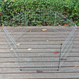 Outdoor enclosure, playpen, puppy playpen, 6 pieces. 60x60 cm per element