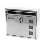 Design Mailbox V12 Stainless Steel Letterbox Postbox Letter Mail Box