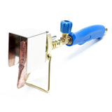 Copper hammer soldering iron for soft soldering on gutters, sheet metal and zinc
