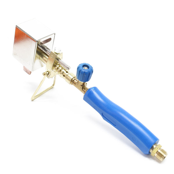 Copper hammer soldering iron for soft soldering on gutters, sheet meta