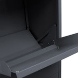 Floor Parcel Box in Anthracite for Size S & L Packages w/ Middle Floor