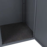 Floor Parcel Box in Anthracite for Size S & L Packages w/ Middle Floor
