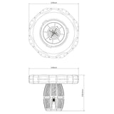 SunSun COP-10000 Floating fountain 20000l/h 90W with 1m water column
