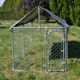 Outdoor enclosure with roof 3x1.5m, UV and water resistant, enclosure & door