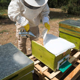 Beehive smoker beekeeping heat shield galvanised steel